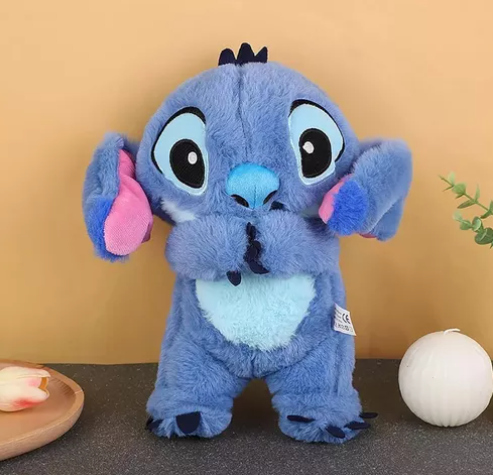 Vista 3 de Peluche Stitch Que Respira Y Brilla